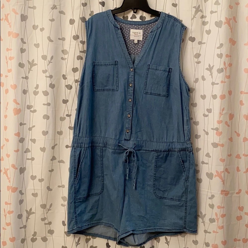 Torrid Denim Romper